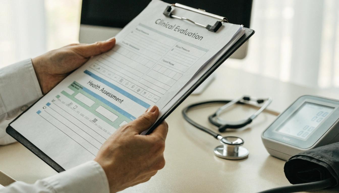 How to Choose Eating Disorder Treatment: A Guide to Care in Tampa, FL 1 Medical assessment and health monitoring tools used for eating disorder care level evaluation.